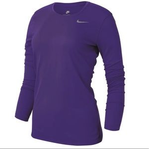 Purple Nike Dri-Fit Longsleeve